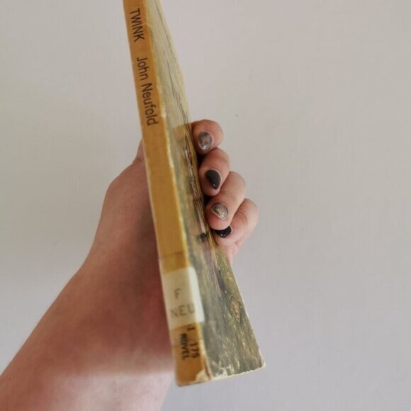 1970s Twink Fiction Novel by John Neufeld Paperback Vintage EX-LIBRARY Americana - Picture 3 of 9